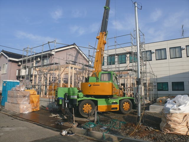 ３月４日の建て方です！