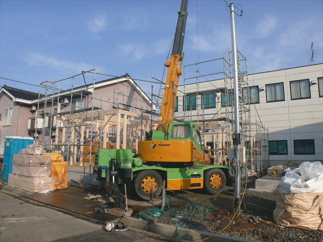 ３月４日の建て方です！