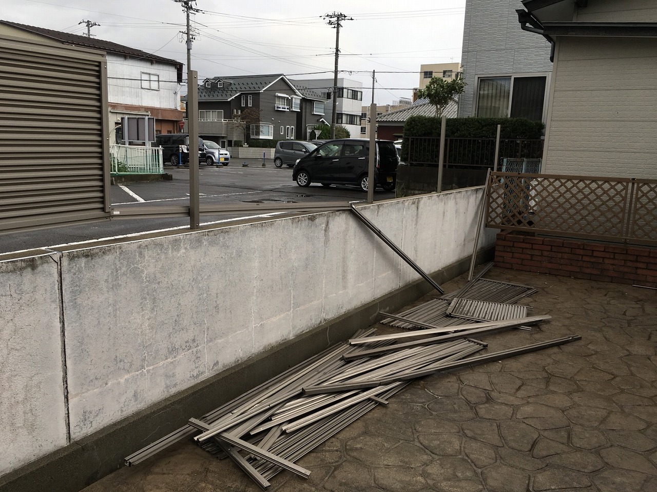 台風被害甚大です！